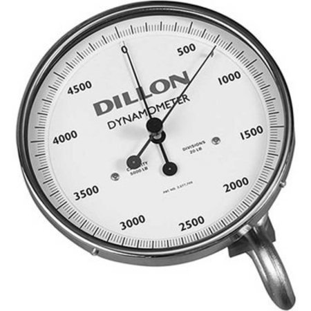 DILLON AP Mechanical Dynamometer, 10" Dial, 5,000 lb x 20 lb 30007-0059